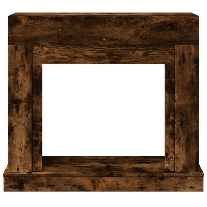 Mască de șemineu, stejar fumuriu 100x30x87,5 cm, lemn prelucrat - WALTI WALTI