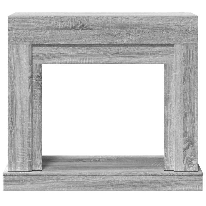 Mască de șemineu, sonoma gri, 100x30x87,5 cm, lemn prelucrat - WALTI WALTI
