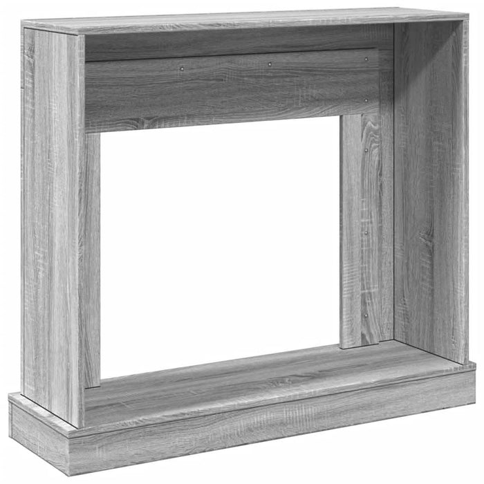 Mască de șemineu, sonoma gri, 100x30x87,5 cm, lemn prelucrat - WALTI WALTI