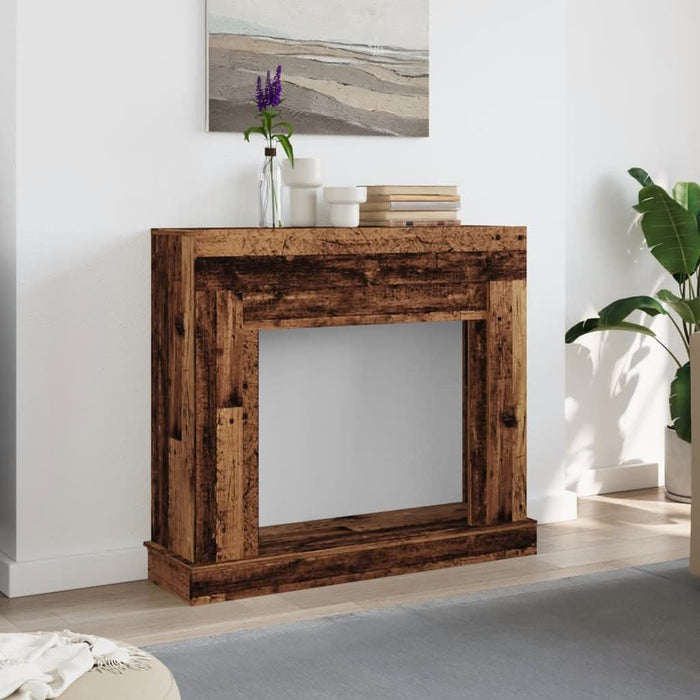Mască de șemineu, lemn vechi, 100x30x87,5 cm, lemn prelucrat - WALTI WALTI