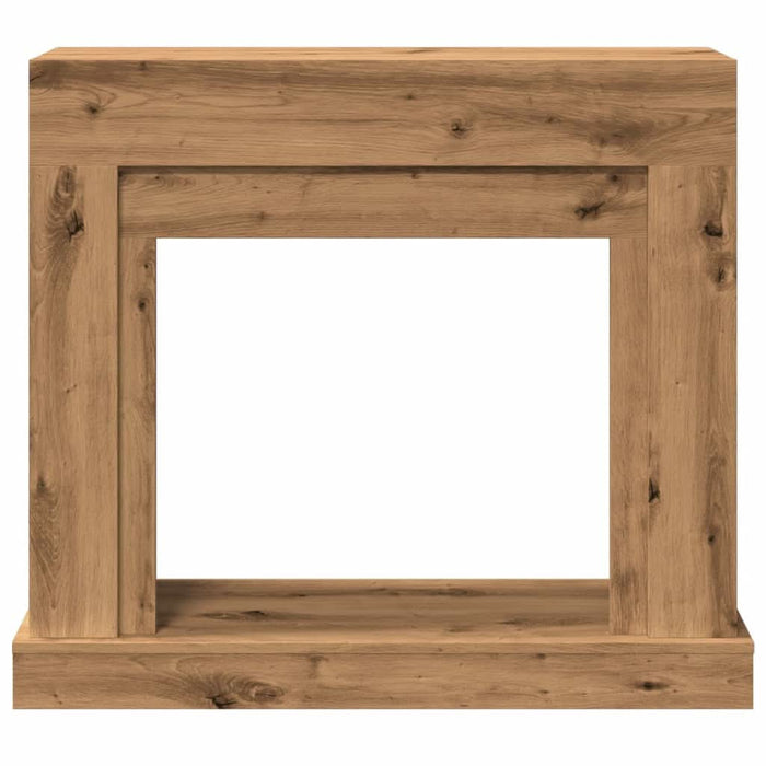 Mască șemineu, stejar artizanal, 100x30x87,5 cm, lemn prelucrat - WALTI WALTI