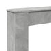 Mască de șemineu, gri beton, 100x20x100 cm, lemn prelucrat - WALTI WALTI