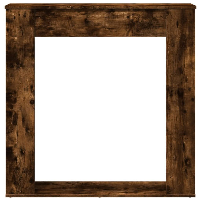 Mască de șemineu, stejar fumuriu 100x20x100 cm, lemn prelucrat - WALTI WALTI