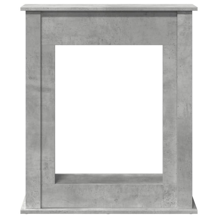 Mască de șemineu, gri beton, 75x20x87,5 cm, lemn prelucrat - WALTI WALTI