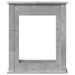 Mască de șemineu, gri beton, 75x20x87,5 cm, lemn prelucrat - WALTI WALTI