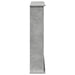 Mască de șemineu, gri beton, 75x20x87,5 cm, lemn prelucrat - WALTI WALTI