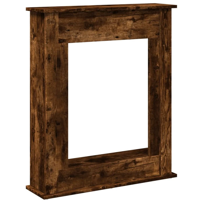 Mască de șemineu, stejar fumuriu 75x20x87,5 cm, lemn prelucrat - WALTI WALTI