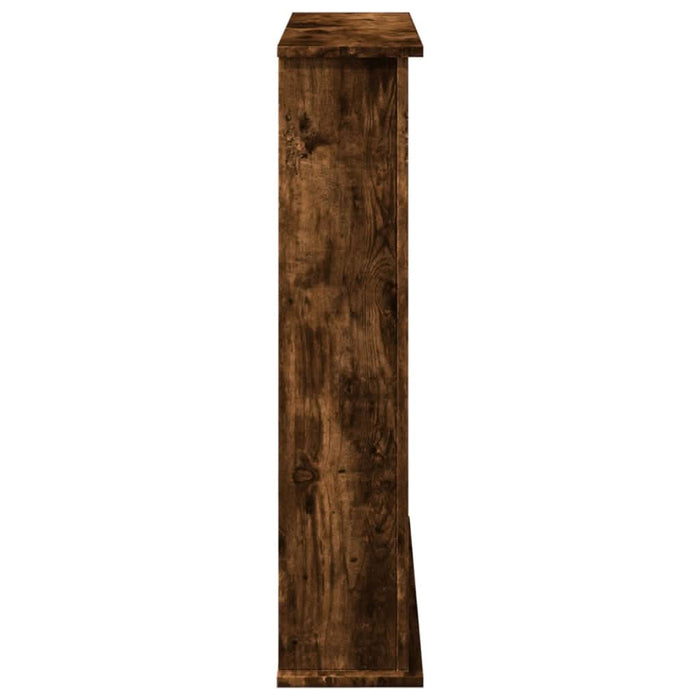 Mască de șemineu, stejar fumuriu 75x20x87,5 cm, lemn prelucrat - WALTI WALTI