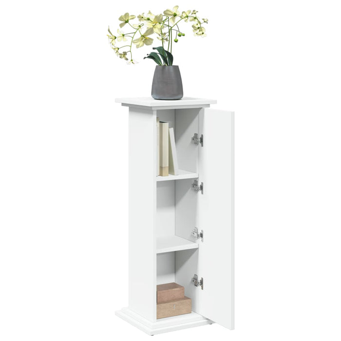 Suport prezentare cu depozitare alb 31x30x90 cm lemn prelucrat - WALTI WALTI