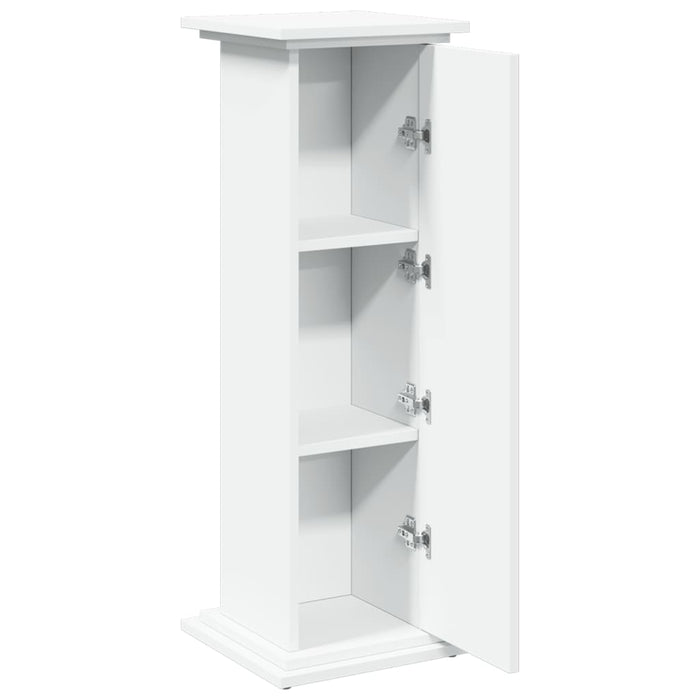 Suport prezentare cu depozitare alb 31x30x90 cm lemn prelucrat - WALTI WALTI