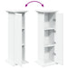 Suport prezentare cu depozitare alb 31x30x90 cm lemn prelucrat - WALTI WALTI