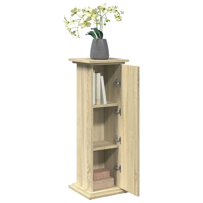 Suport prezentare cu depozitare sonoma stejar 31x30x90 cm lemn - WALTI WALTI