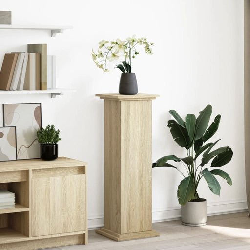 Suport prezentare cu depozitare sonoma stejar 31x30x90 cm lemn - WALTI WALTI