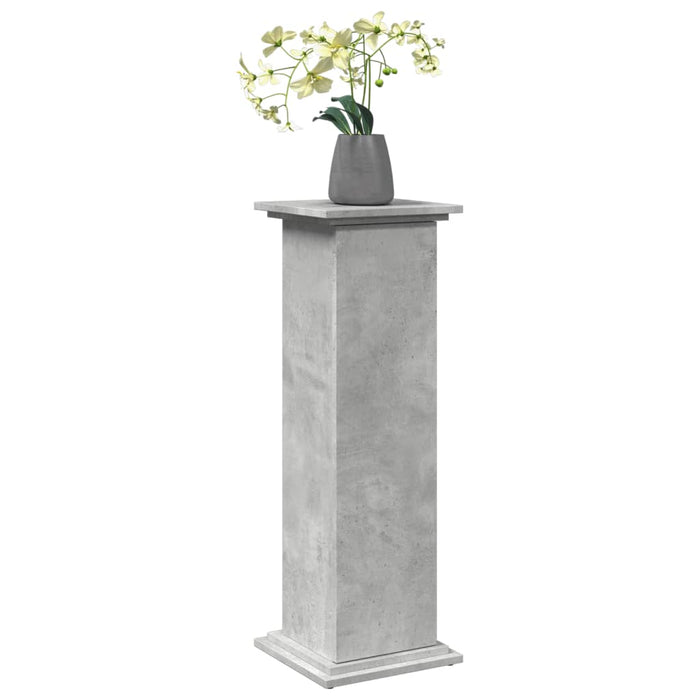 Suport prezentare cu depozitare gri beton 31x30x90 cm lemn - WALTI WALTI