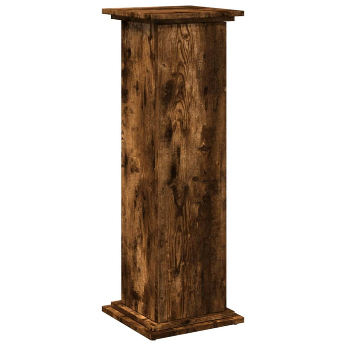 Suport prezentare cu depozitare stejar fumuriu 31x30x90 cm lemn - WALTI WALTI