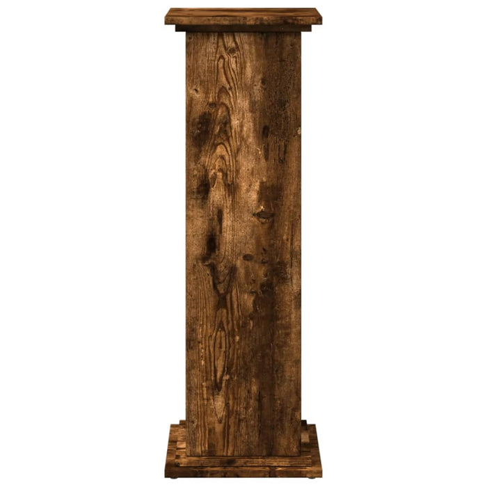 Suport prezentare cu depozitare stejar fumuriu 31x30x90 cm lemn - WALTI WALTI