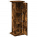 Suport prezentare cu depozitare stejar fumuriu 31x30x90 cm lemn - WALTI WALTI
