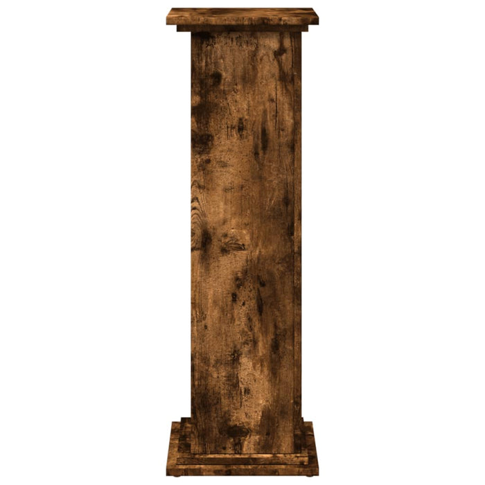 Suport prezentare cu depozitare stejar fumuriu 31x30x90 cm lemn - WALTI WALTI
