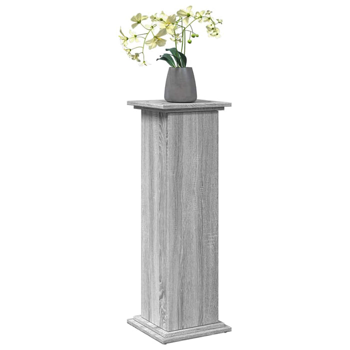 Suport prezentare cu depozitare sonoma gri 31x30x90 cm lemn - WALTI WALTI
