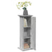 Suport prezentare cu depozitare sonoma gri 31x30x90 cm lemn - WALTI WALTI