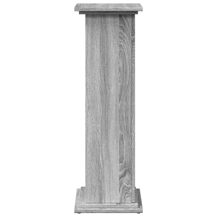 Suport prezentare cu depozitare sonoma gri 31x30x90 cm lemn - WALTI WALTI