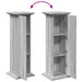 Suport prezentare cu depozitare sonoma gri 31x30x90 cm lemn - WALTI WALTI