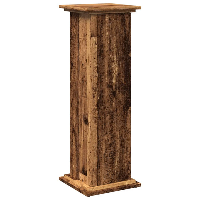 Suport prezentare cu depozitare lemn vechi 31x30x90cm lemn - WALTI WALTI