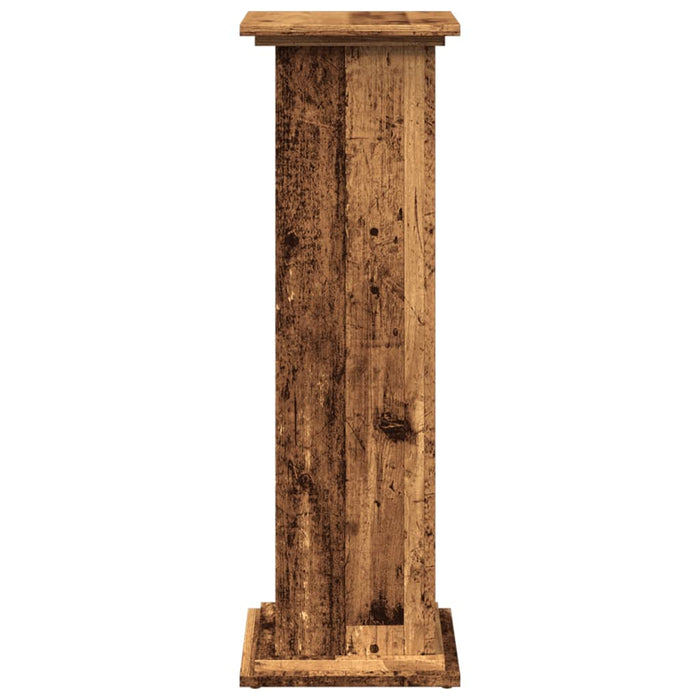 Suport prezentare cu depozitare lemn vechi 31x30x90cm lemn - WALTI WALTI