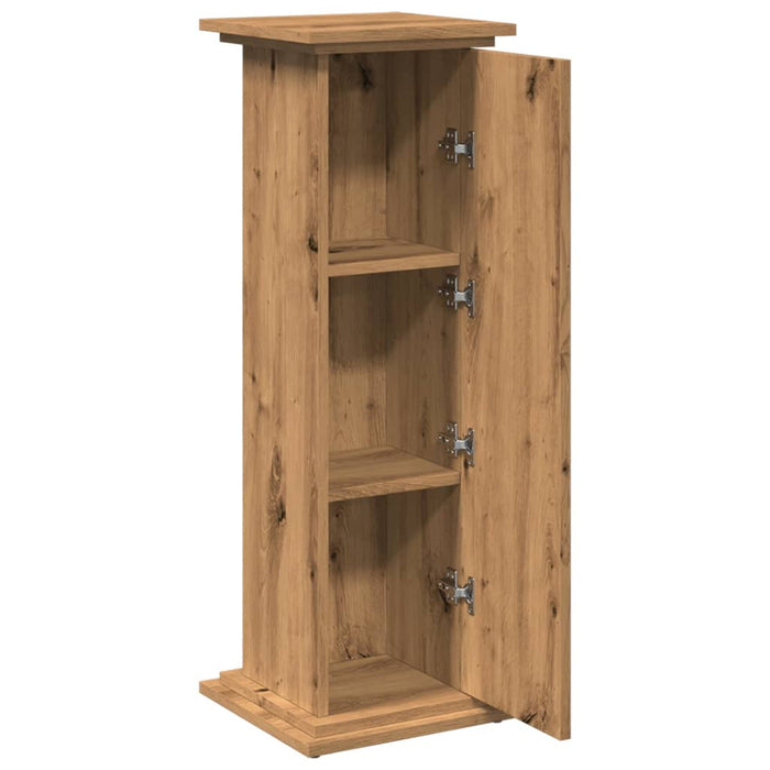 Suport prezentare/depozitare stejar artizanal 31x30x90 cm lemn - WALTI WALTI