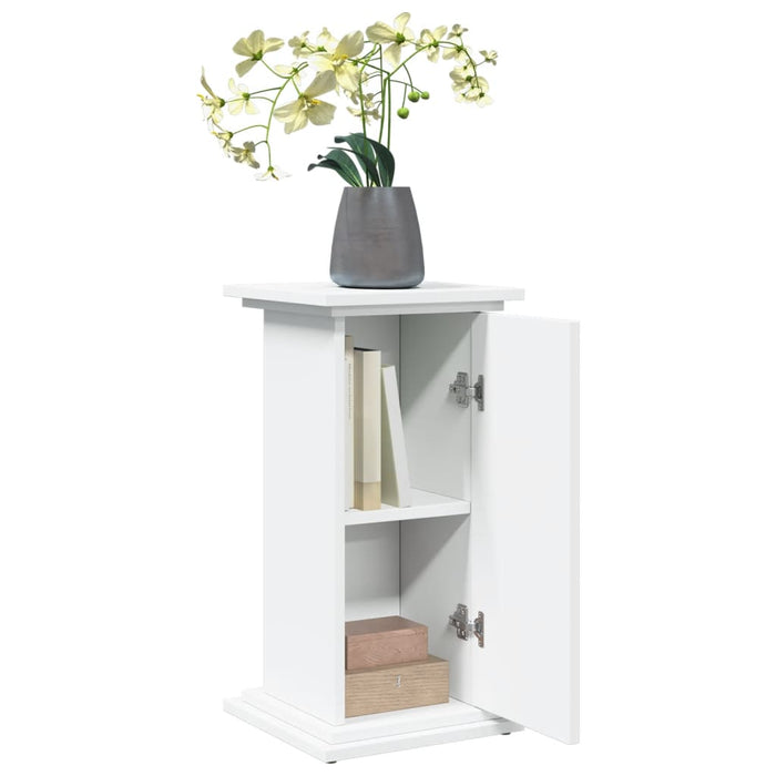 Suport prezentare cu depozitare alb 31x30x60 cm lemn prelucrat - WALTI WALTI