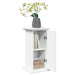 Suport prezentare cu depozitare alb 31x30x60 cm lemn prelucrat - WALTI WALTI