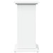 Suport prezentare cu depozitare alb 31x30x60 cm lemn prelucrat - WALTI WALTI