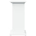 Suport prezentare cu depozitare alb 31x30x60 cm lemn prelucrat - WALTI WALTI