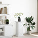 Suport prezentare cu depozitare alb 31x30x60 cm lemn prelucrat - WALTI WALTI