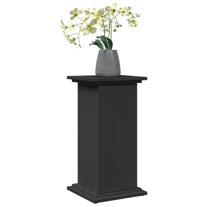 Suport prezentare cu depozitare negru 31x30x60cm lemn prelucrat WALTI