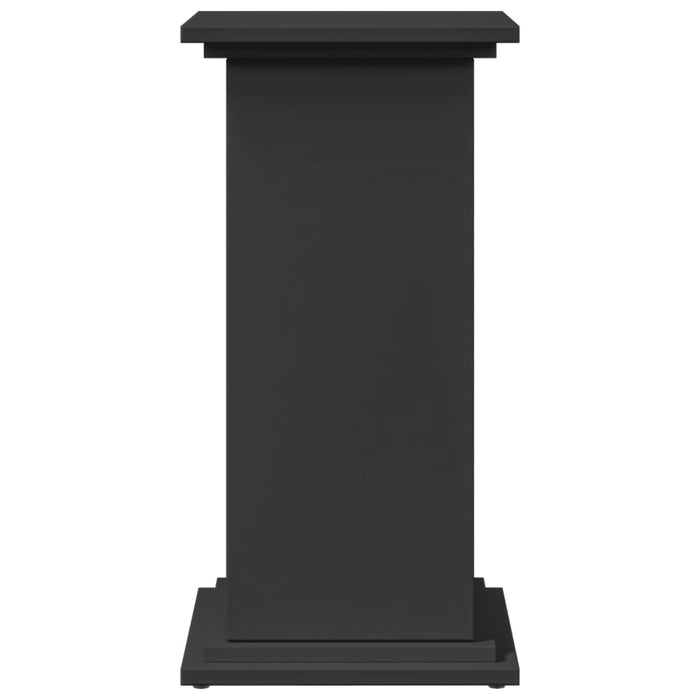 Suport prezentare cu depozitare negru 31x30x60cm lemn prelucrat WALTI