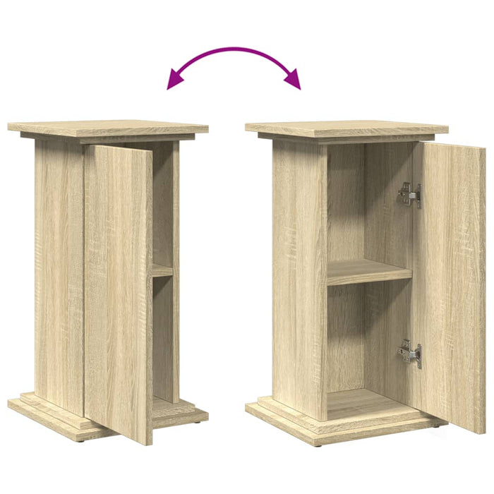 Suport prezentare cu depozitare sonoma stejar 31x30x60 cm lemn - WALTI WALTI