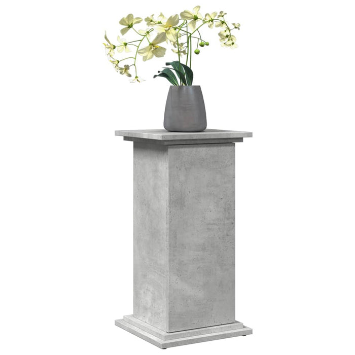 Suport prezentare cu depozitare gri beton 31x30x60 cm lemn - WALTI WALTI