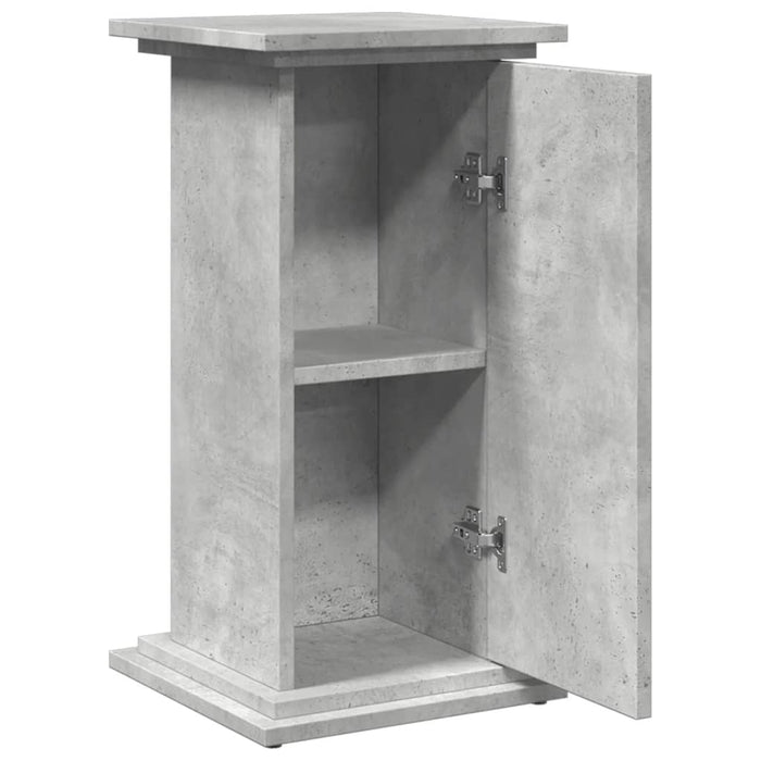 Suport prezentare cu depozitare gri beton 31x30x60 cm lemn - WALTI WALTI