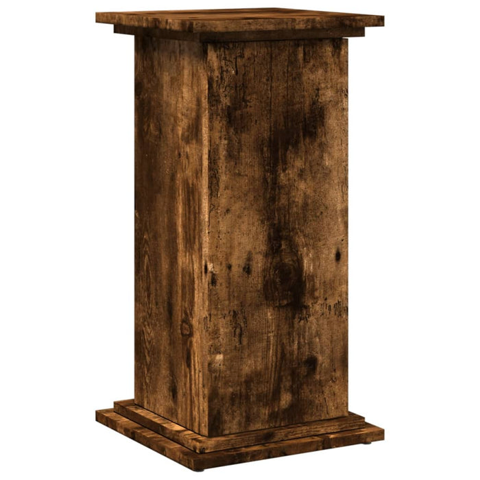 Suport prezentare cu depozitare stejar fumuriu 31x30x60 cm lemn - WALTI WALTI