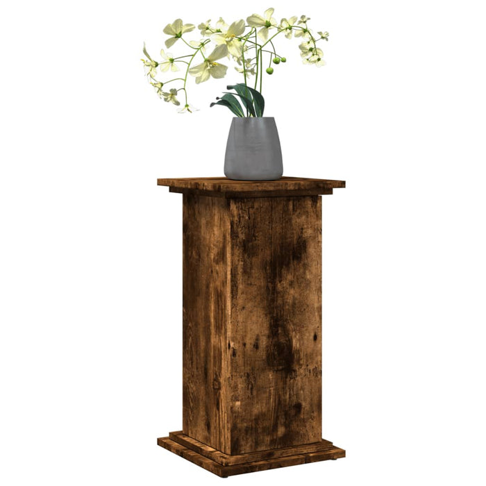 Suport prezentare cu depozitare stejar fumuriu 31x30x60 cm lemn - WALTI WALTI