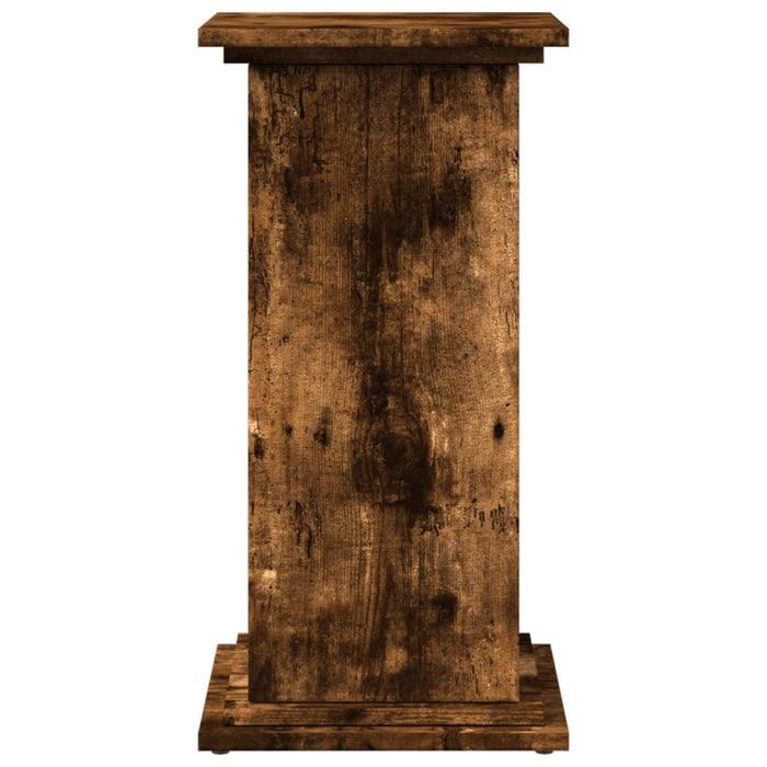 Suport prezentare cu depozitare stejar fumuriu 31x30x60 cm lemn - WALTI WALTI