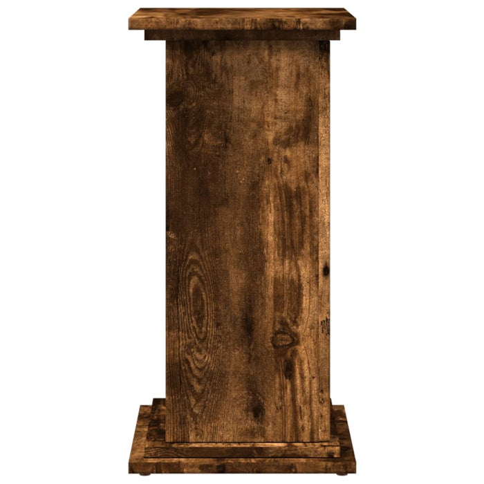 Suport prezentare cu depozitare stejar fumuriu 31x30x60 cm lemn - WALTI WALTI