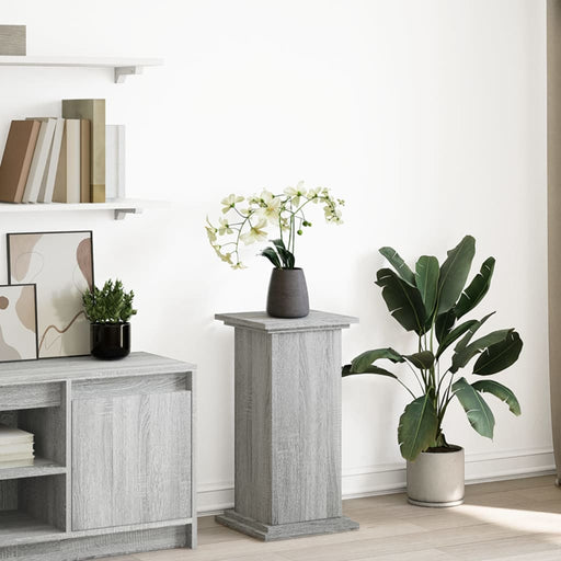 Suport prezentare cu depozitare sonoma gri 31x30x60 cm lemn - WALTI WALTI
