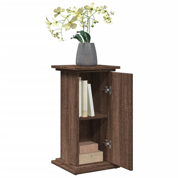 Suport prezentare cu depozitare stejar maro 31x30x60 cm lemn - WALTI WALTI
