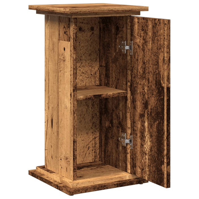 Suport prezentare cu depozitare lemn vechi 31x30x60 cm lemn - WALTI WALTI