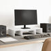 Suport monitor reglabil, alb, 60x24x10,5 cm, lemn prelucrat - WALTI WALTI