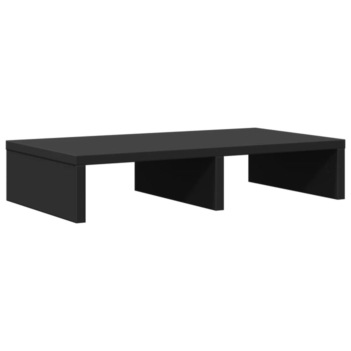 Suport de monitor, negru, 50x27x10 cm, lemn prelucrat WALTI