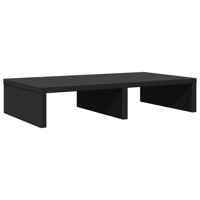 Suport de monitor, negru, 50x27x10 cm, lemn prelucrat WALTI