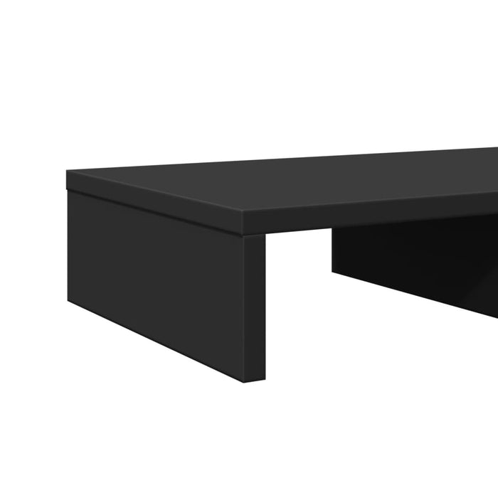 Suport de monitor, negru, 50x27x10 cm, lemn prelucrat WALTI